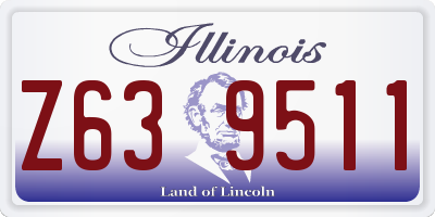 IL license plate Z639511