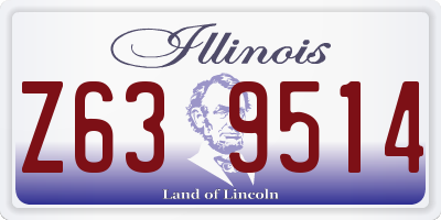 IL license plate Z639514