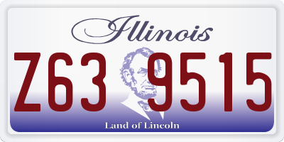 IL license plate Z639515