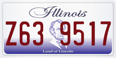 IL license plate Z639517