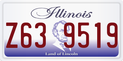 IL license plate Z639519