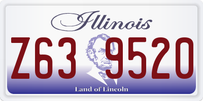IL license plate Z639520