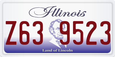 IL license plate Z639523