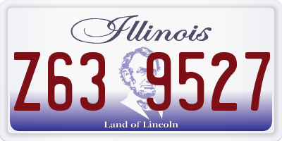 IL license plate Z639527