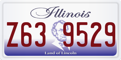 IL license plate Z639529