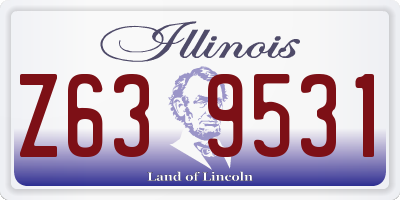 IL license plate Z639531