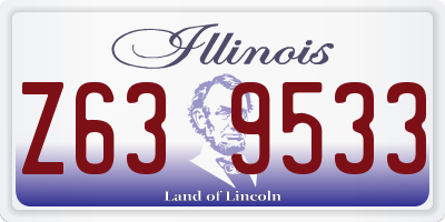 IL license plate Z639533
