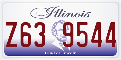 IL license plate Z639544