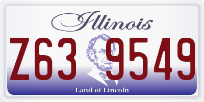 IL license plate Z639549
