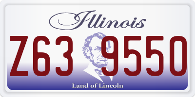 IL license plate Z639550