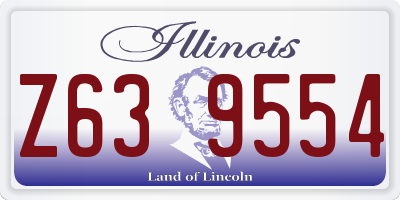 IL license plate Z639554