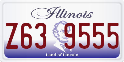 IL license plate Z639555