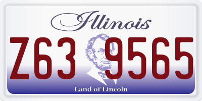IL license plate Z639565