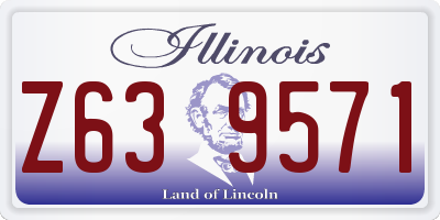 IL license plate Z639571