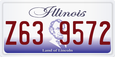 IL license plate Z639572