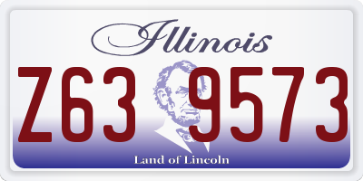 IL license plate Z639573