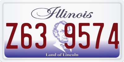 IL license plate Z639574