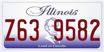 IL license plate Z639582