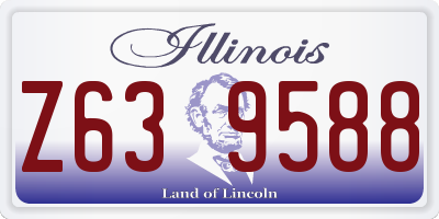 IL license plate Z639588