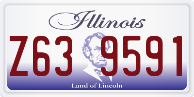 IL license plate Z639591