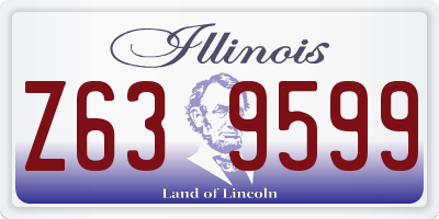 IL license plate Z639599