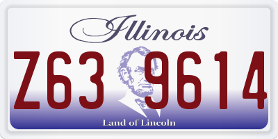 IL license plate Z639614