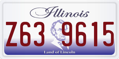 IL license plate Z639615