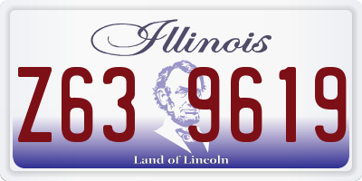 IL license plate Z639619