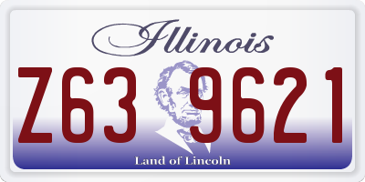 IL license plate Z639621