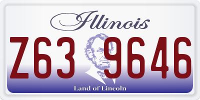 IL license plate Z639646