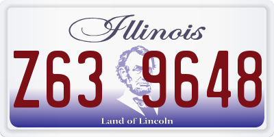 IL license plate Z639648