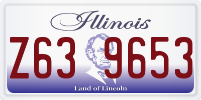 IL license plate Z639653
