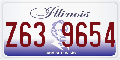 IL license plate Z639654