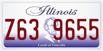 IL license plate Z639655