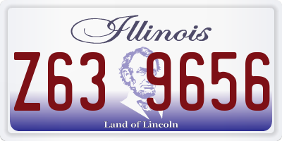 IL license plate Z639656