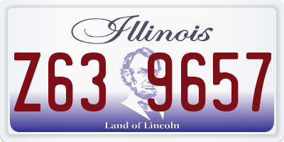 IL license plate Z639657