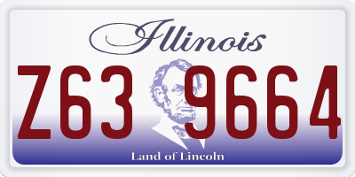 IL license plate Z639664