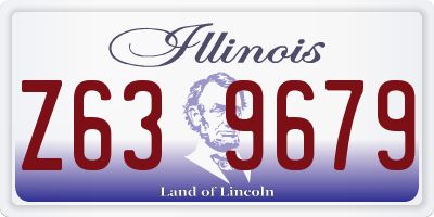 IL license plate Z639679