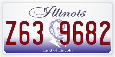 IL license plate Z639682