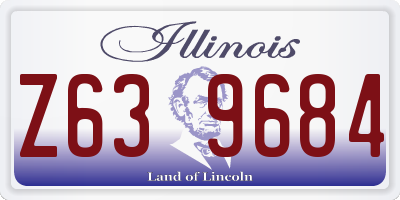 IL license plate Z639684