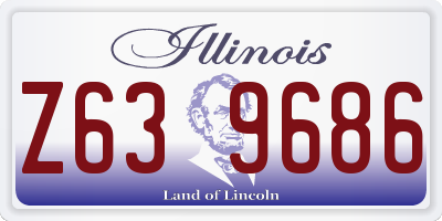 IL license plate Z639686