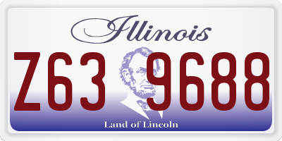 IL license plate Z639688