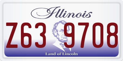IL license plate Z639708