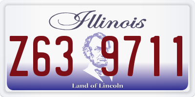 IL license plate Z639711