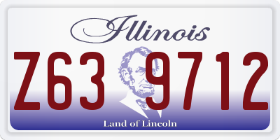 IL license plate Z639712
