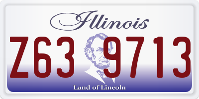 IL license plate Z639713
