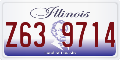 IL license plate Z639714