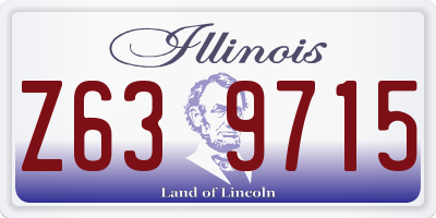 IL license plate Z639715