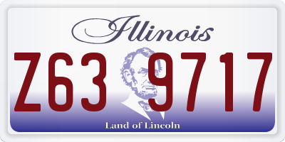IL license plate Z639717