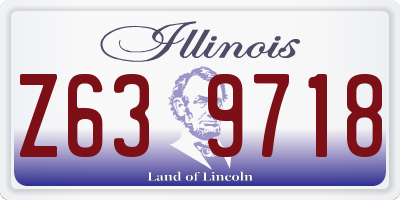 IL license plate Z639718